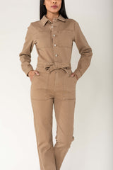 Nina Carter - Jumpsuit - Beige