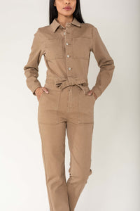Nina Carter - Jumpsuit - Beige