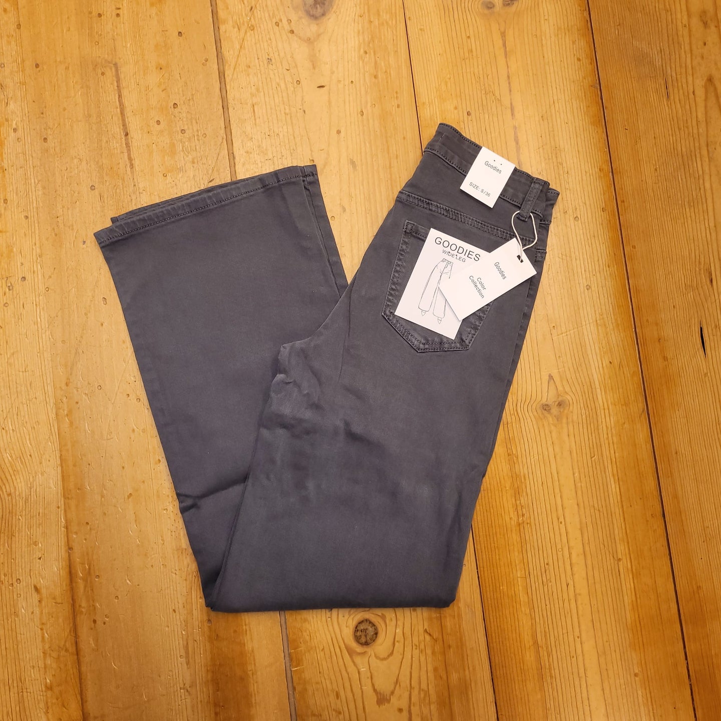 Goodies - Wide Leg - Twill Grey