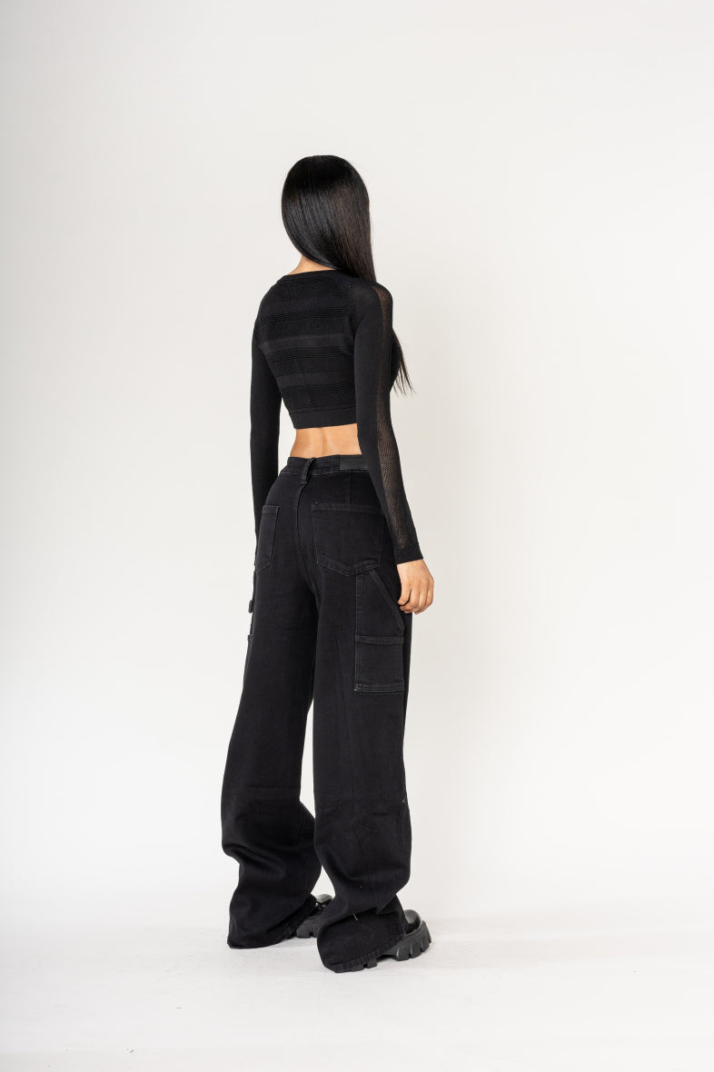 Nina Carter - Wide Leg - Black